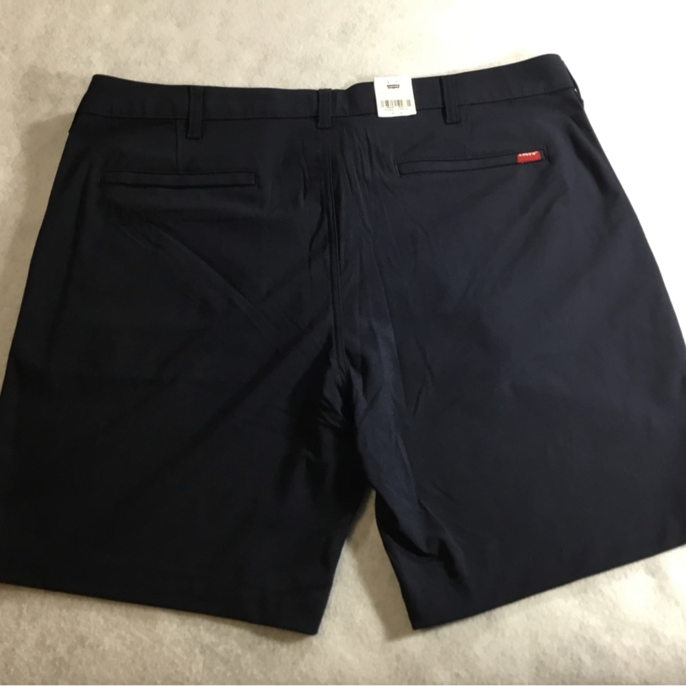 Levi's Men’s Dark Blue Flat Front Shorts SZ 40 X 8 NWT #380 - Picture 8 of 10